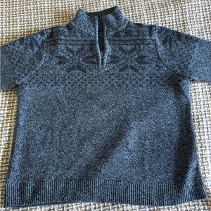 Kohl's Men's Charcoal Zip-Up Sweater